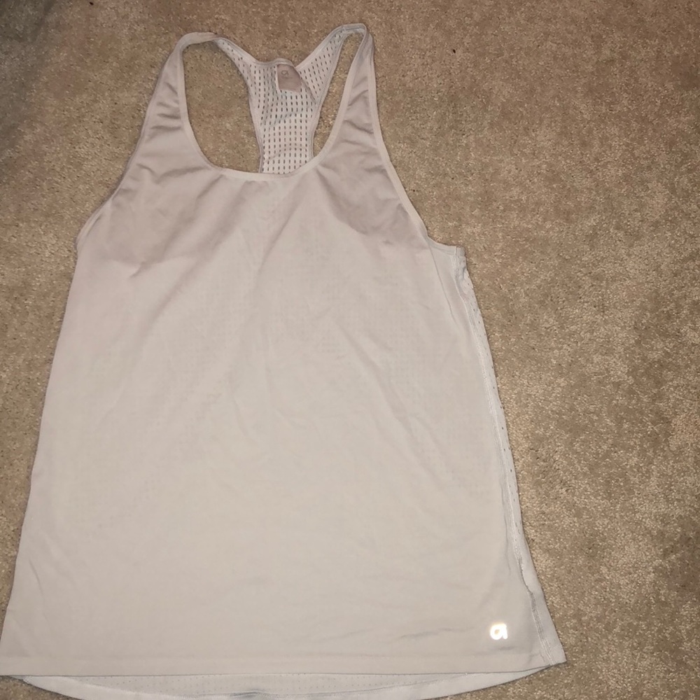 Gap Fit White Racer Back Tank Top